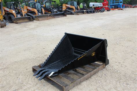 pre owned skid steer stump buckets in michigan|used skid steer stump bucket.